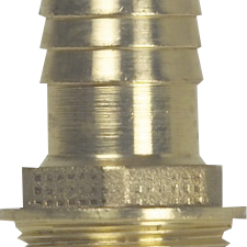 EMBOUT CANNELE MALE LAITON 1/2'' Ø 12 MM