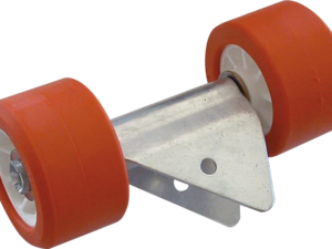 GALET COMPLET MTX 2 X Ø 100 MM ROUGE