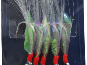 BAS DE LIGNE BAR LOUP 5 HAM N°1/0 FILAMENTS PERLES